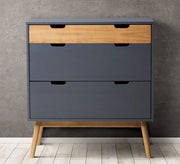 Gray shoe rack with high legs - Vitrine Furniture - Furniture