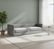 Gray sofa with folded backrest - Vitrine Furniture - Living room Sofas