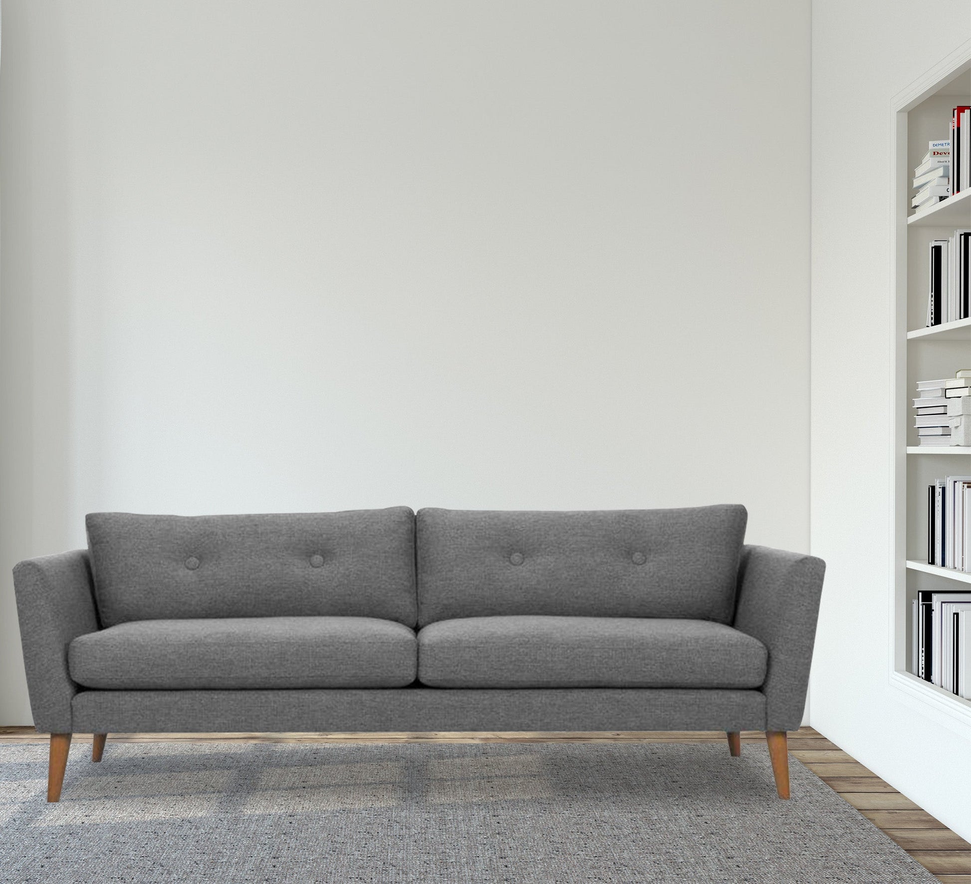 Gray sofa with high legs - Vitrine Furniture - Living room Sofas