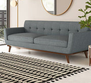 Gray sofa with slanted legs - Vitrine Furniture - Living room Sofas