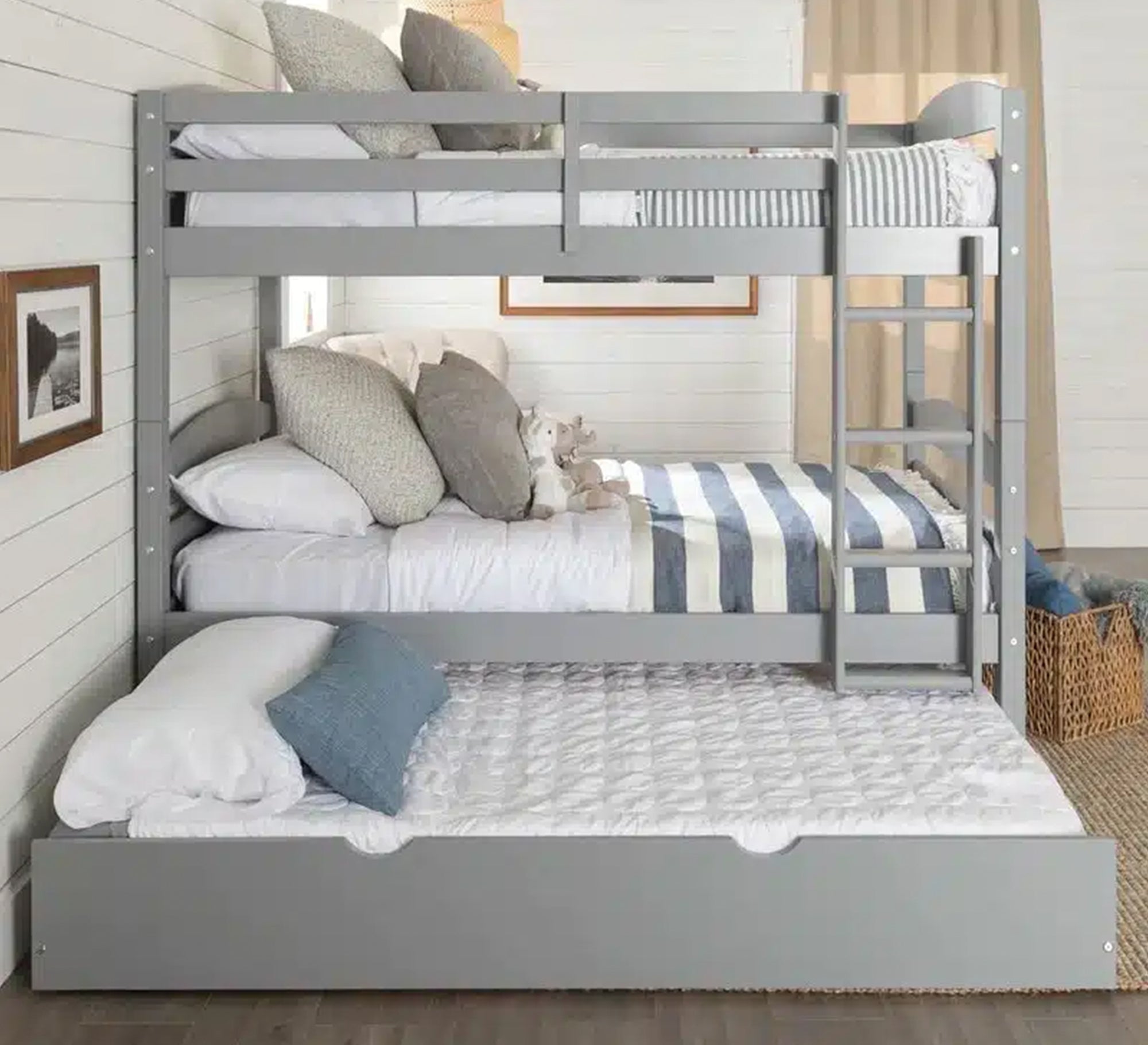 Gray three stories bed - Vitrine Furniture - Furniture