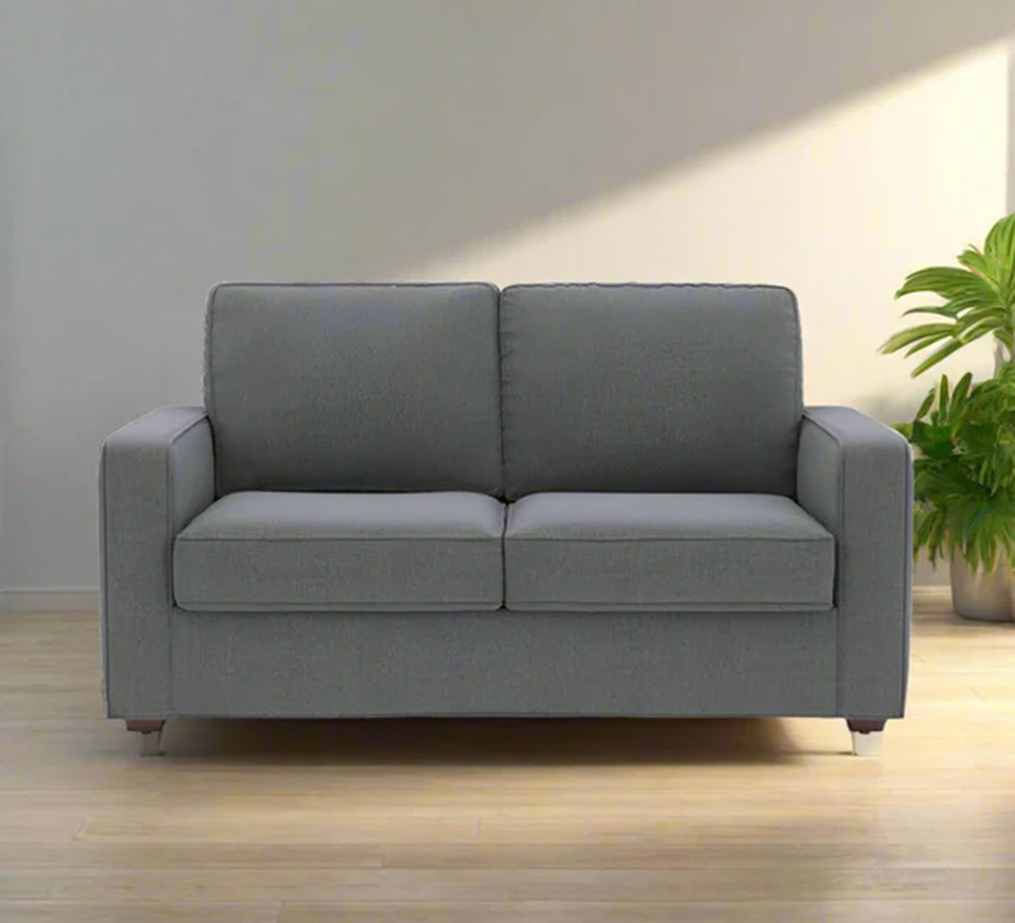 Gray two - seater sofa - Vitrine Furniture - Furniture