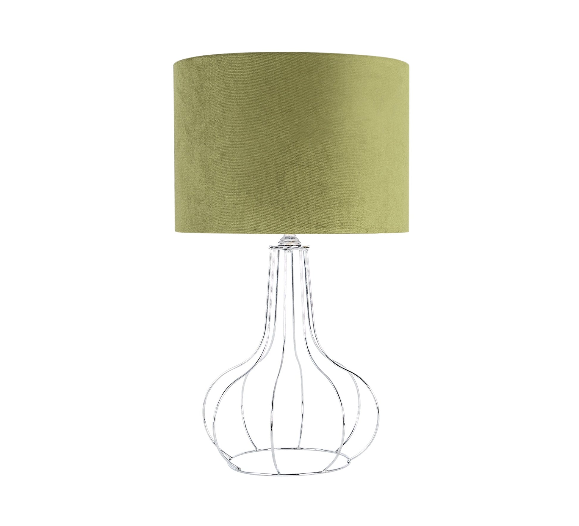 Green cylindrical lampshade - Vitrine Furniture - Lighting
