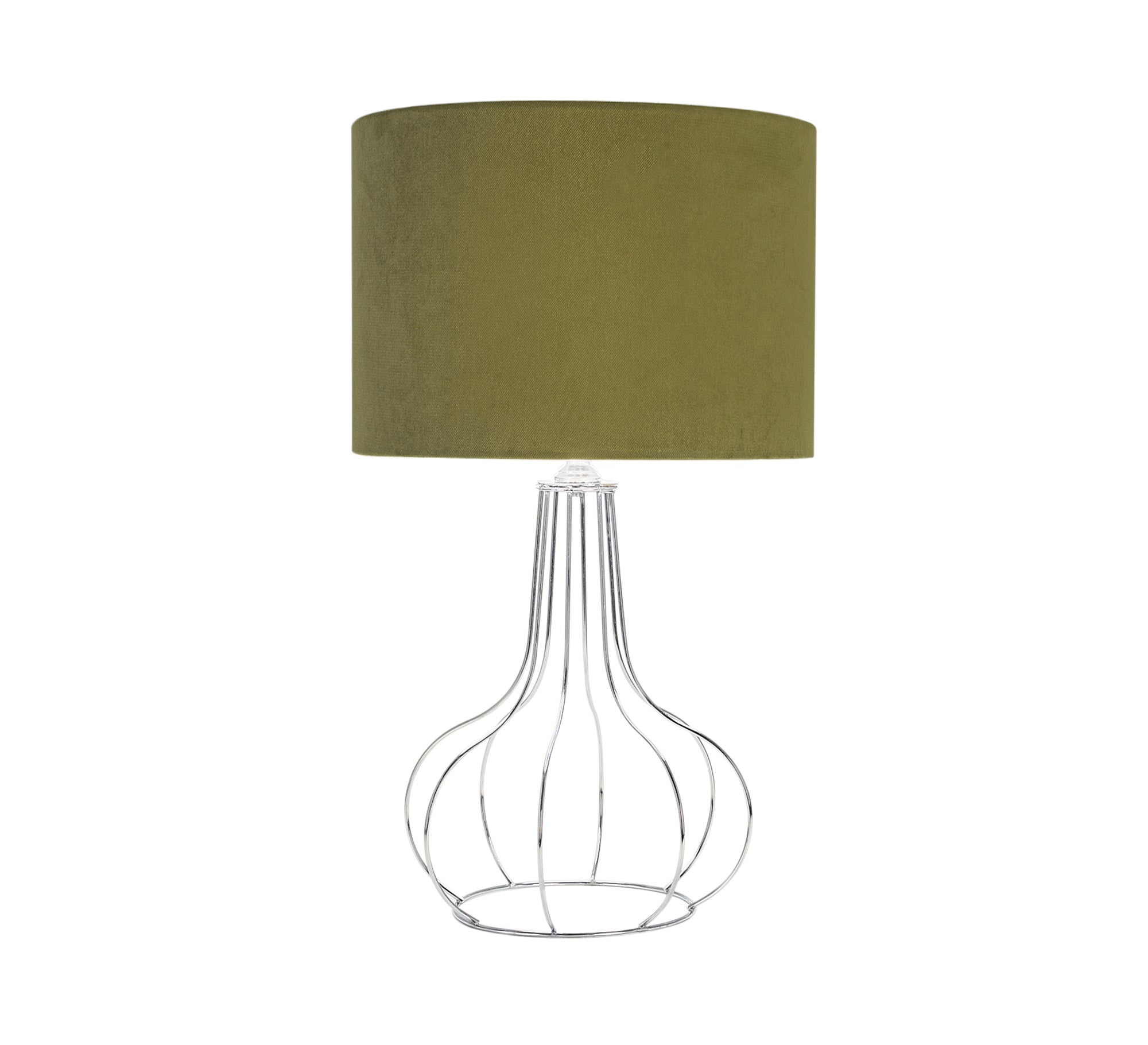 Green cylindrical lampshade - Vitrine Furniture - Lighting