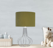 Green cylindrical lampshade - Vitrine Furniture - Lighting