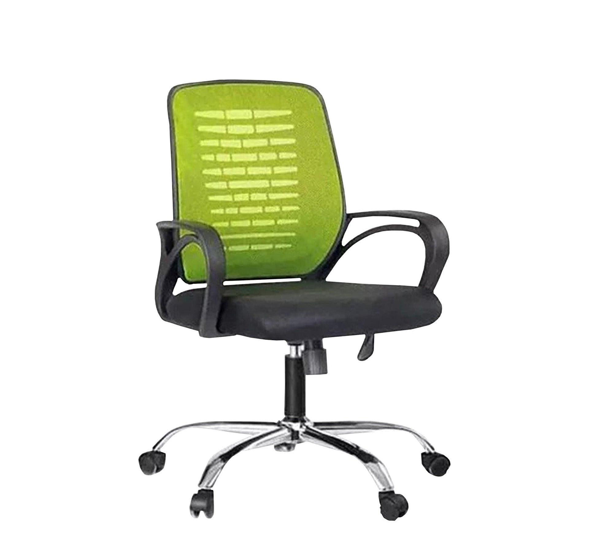 Green office chair with metal legs - Vitrine Furniture - Office Chairs