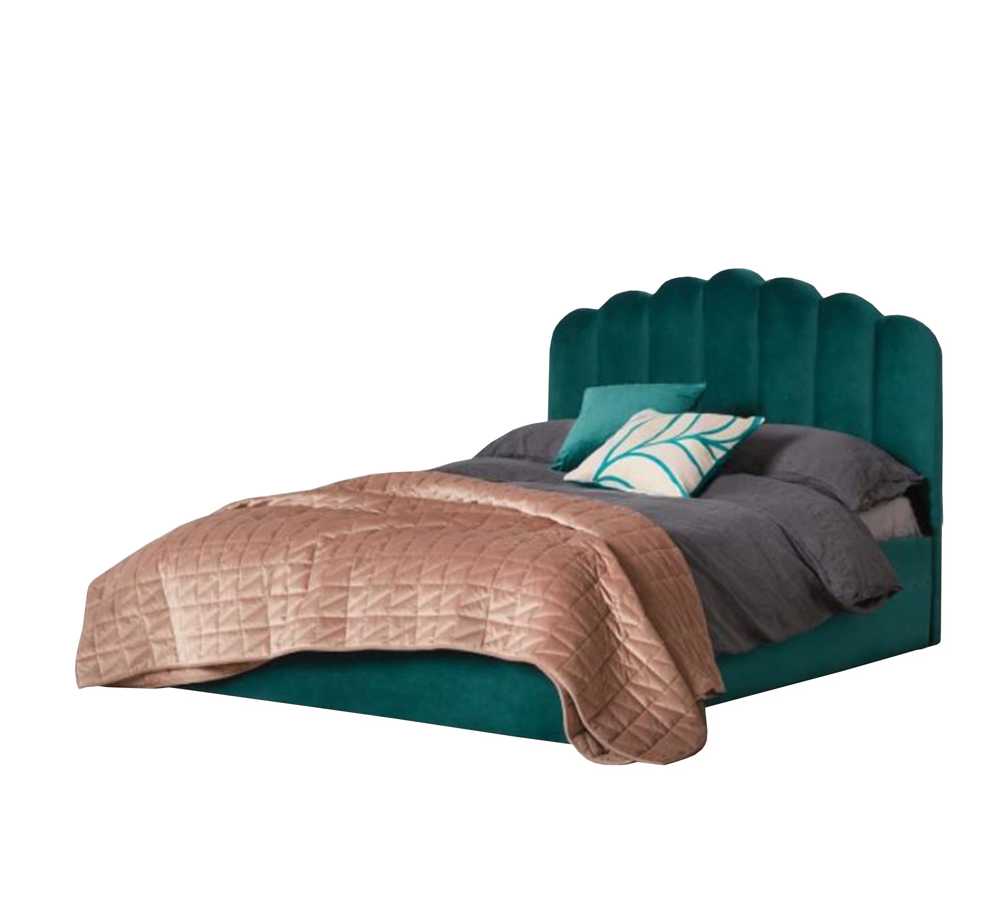 Green single bed - Vitrine Furniture - Furniture