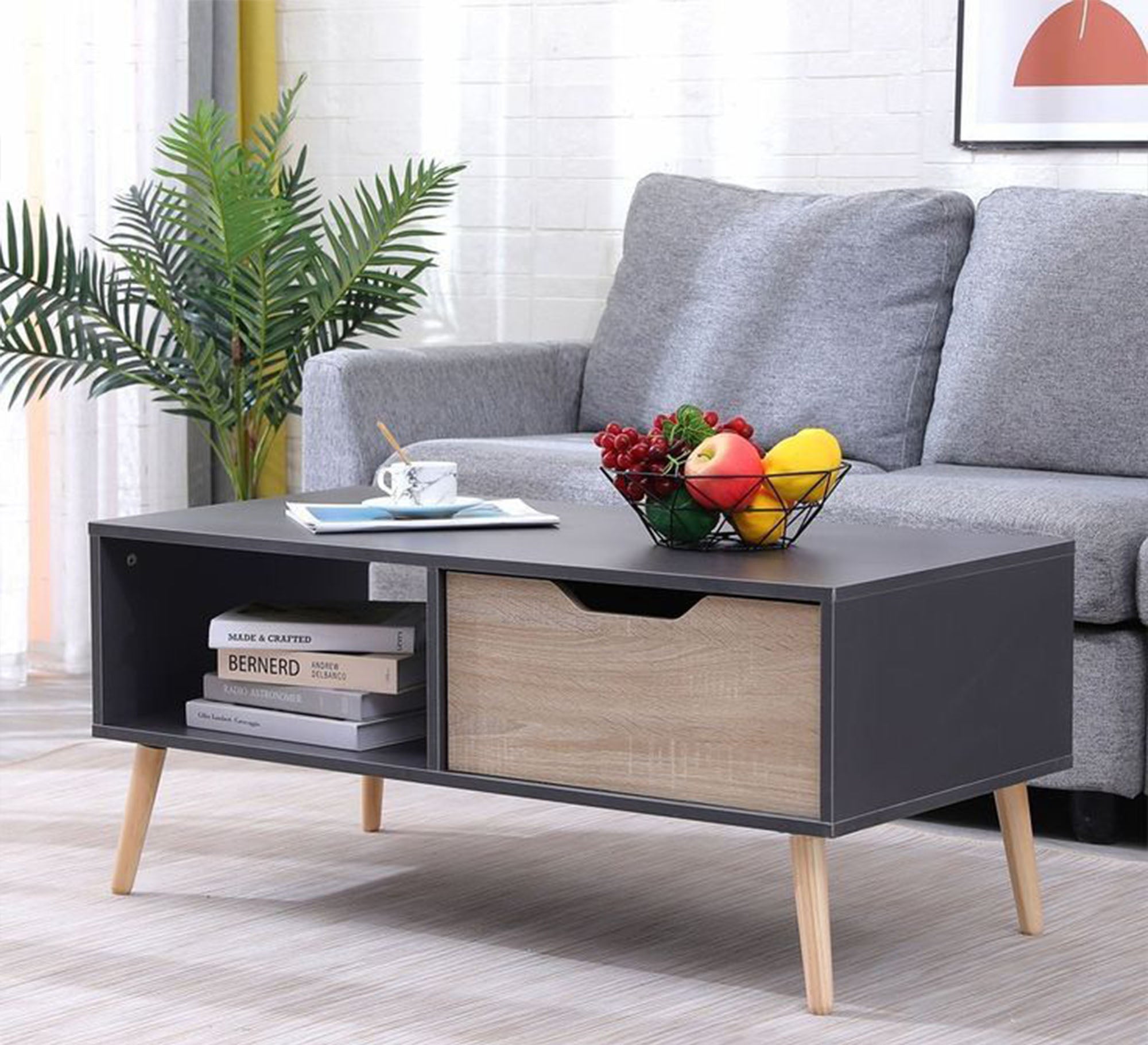 Grey coffee table - Vitrine Furniture - Furniture