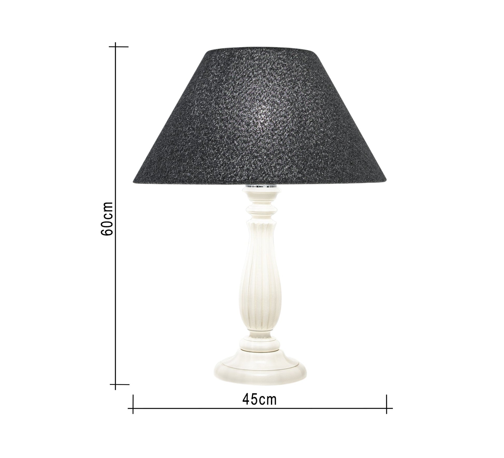 Grey Cone Table Lamp - Vitrine Furniture - Lighting