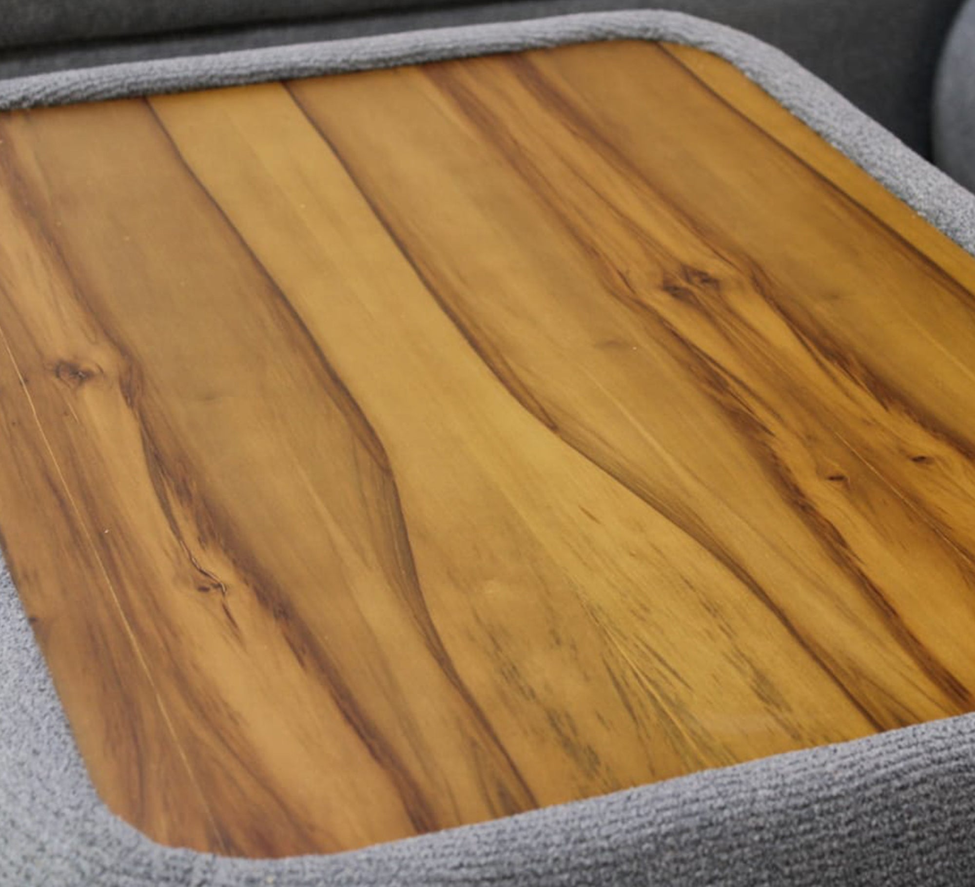 Grey corner with pillows - Vitrine Furniture - Furniture