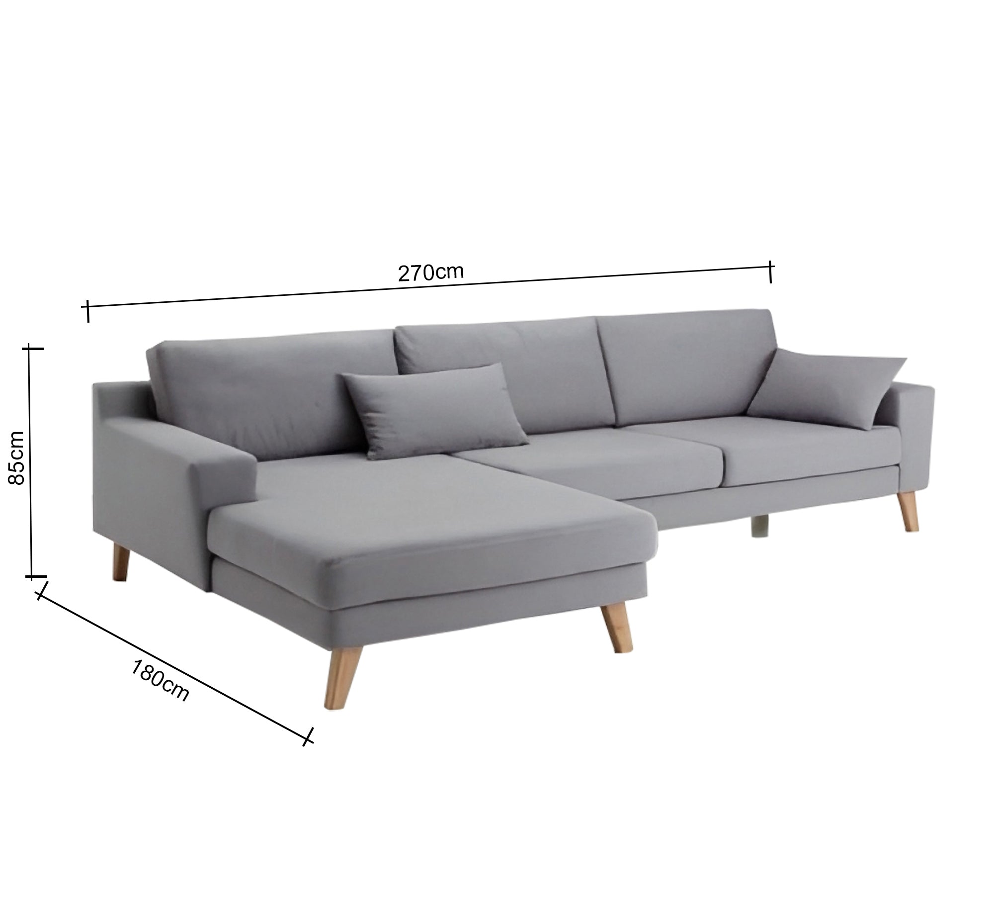 Grey L - corner - Vitrine Furniture - Furniture