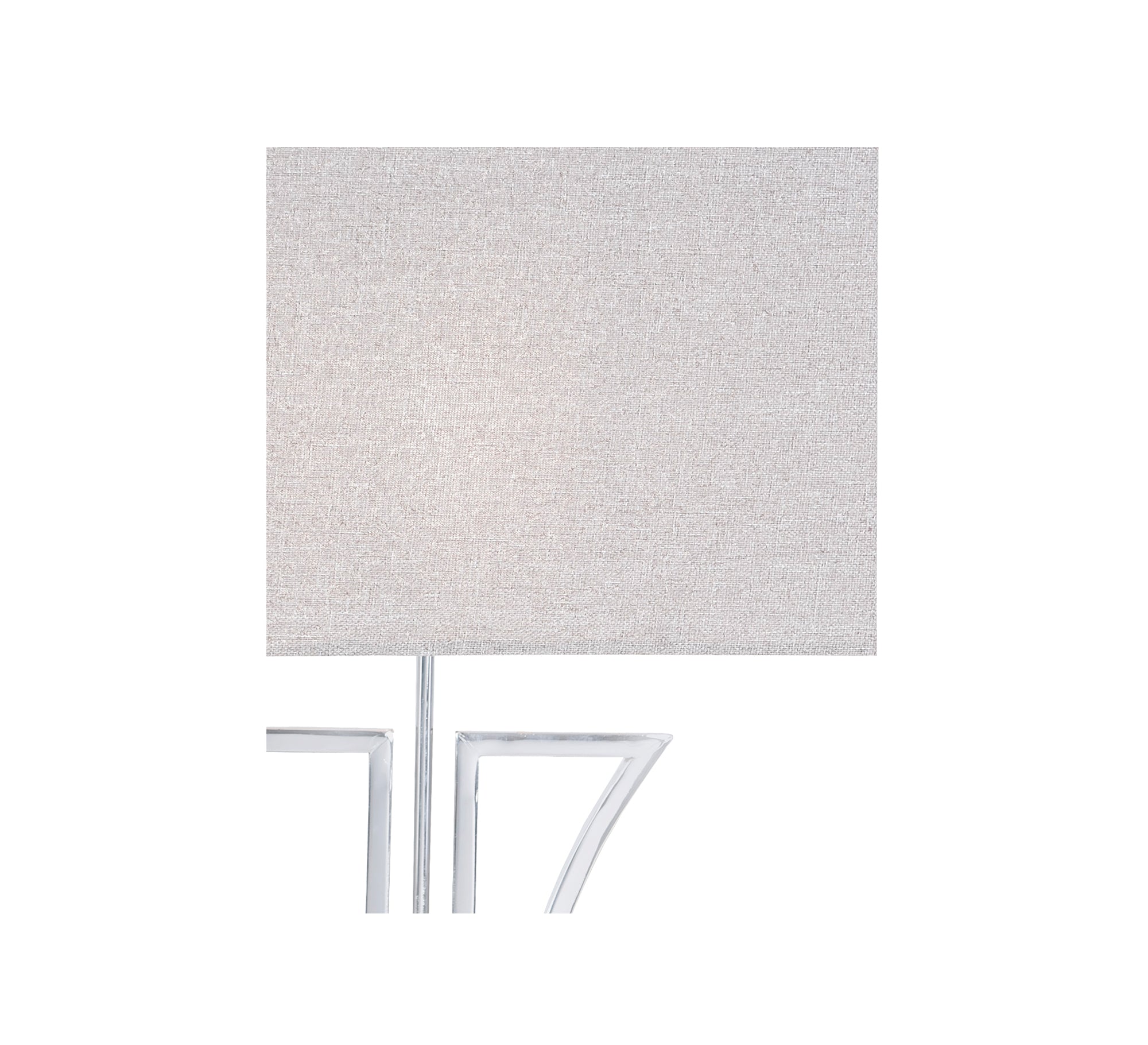 Grey lampshade with geometric base - Vitrine Furniture - Lighting