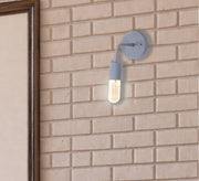 Grey Metal Wall Lamp - Vitrine Furniture - Lighting