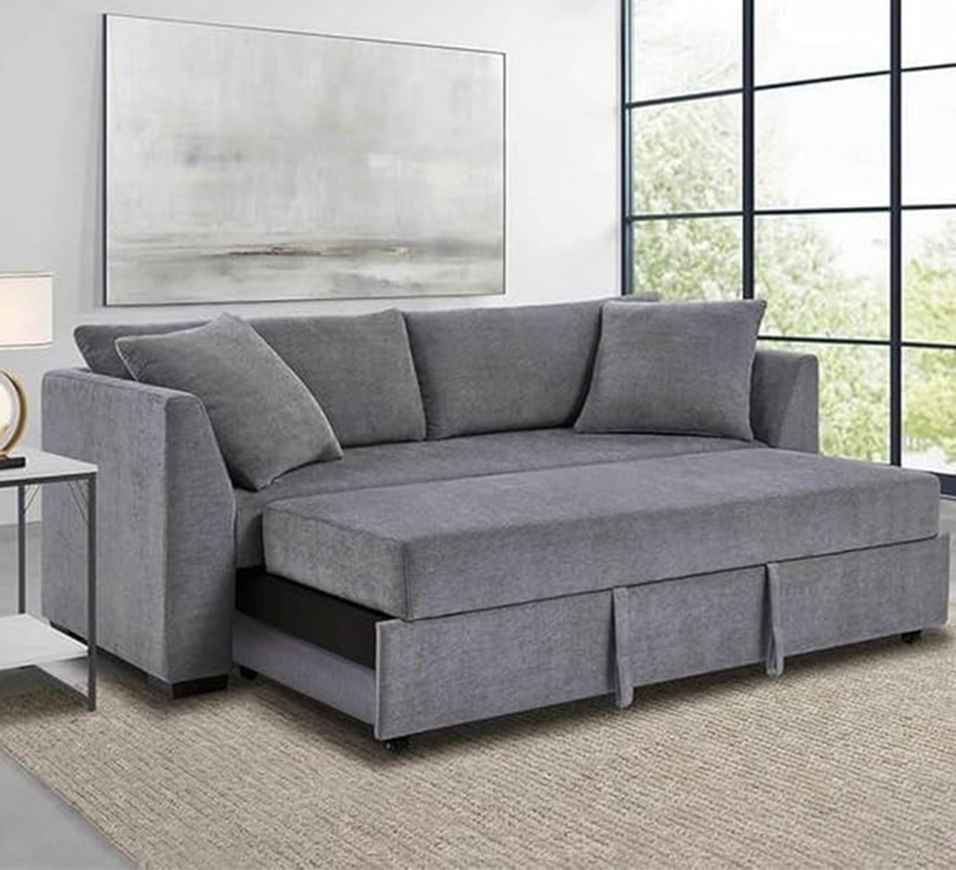 Grey sofa bed - Vitrine Furniture - Furniture