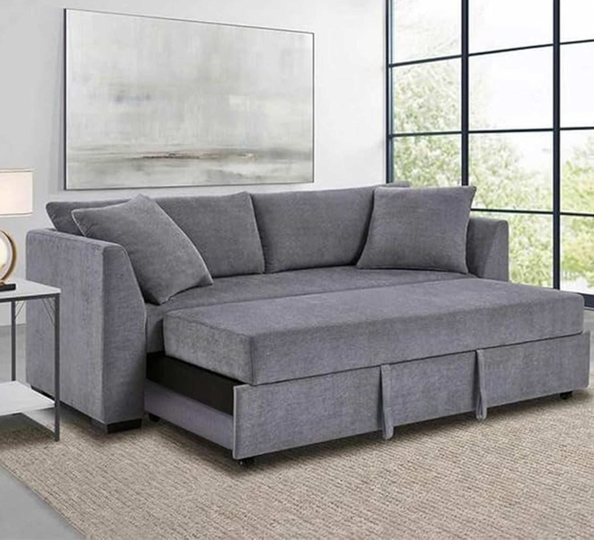 Grey sofa bed - Vitrine Furniture - Furniture