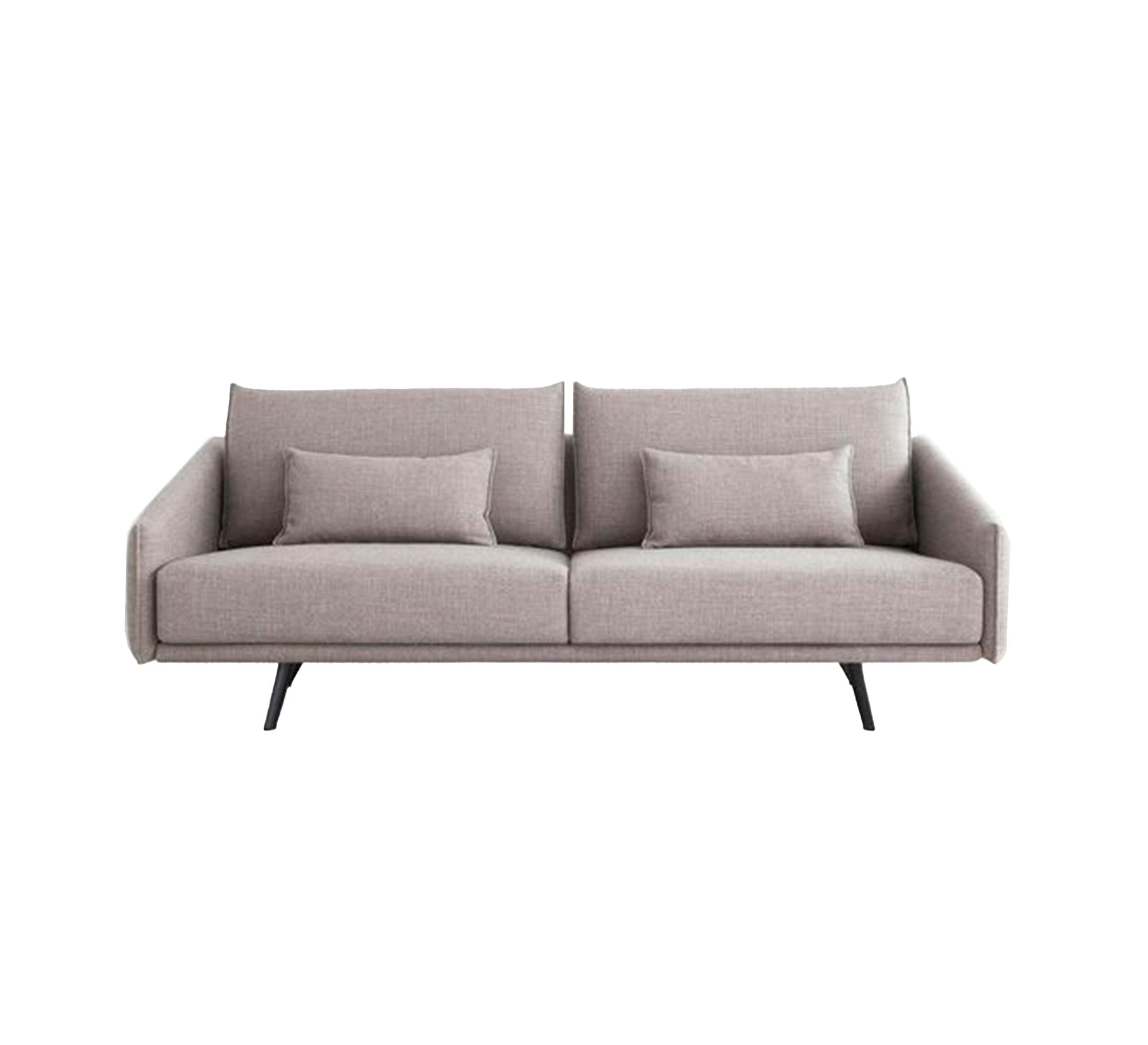 Grey sofa with a simple, light, contemporary design - Vitrine Furniture - Furniture