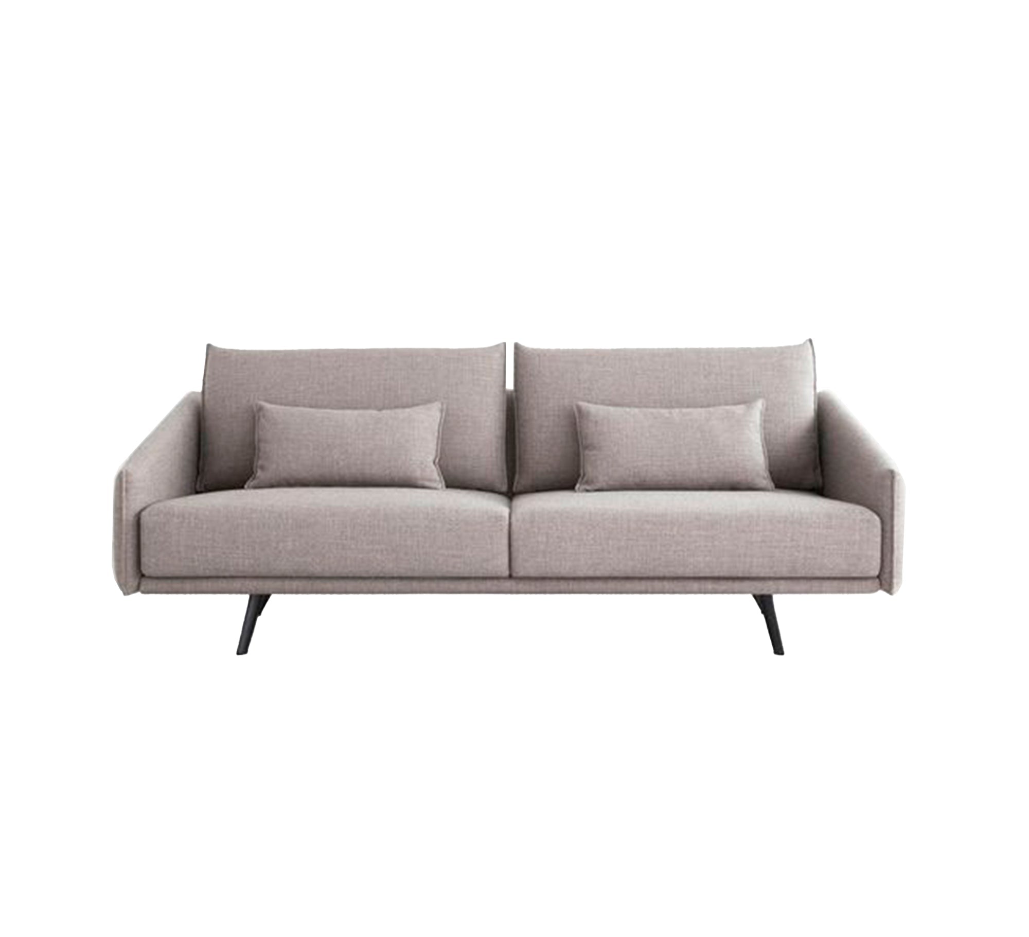 Grey sofa with a simple, light, contemporary design - Vitrine Furniture - Furniture