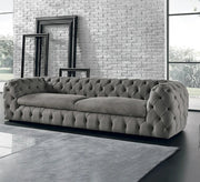 Grey sofa with caputin beads - Vitrine Furniture - Furniture