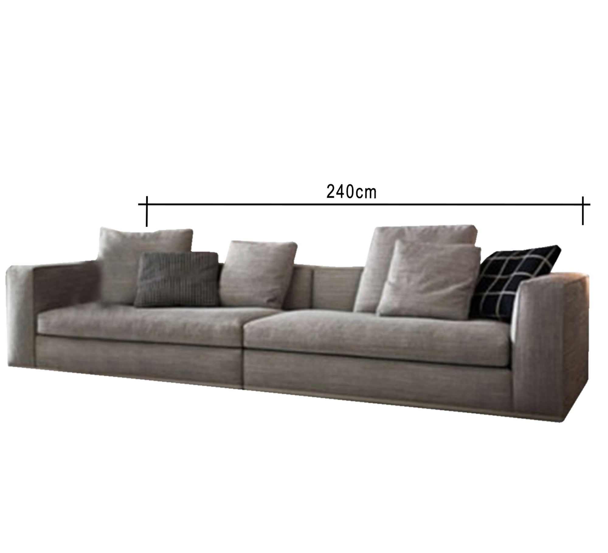 Grey Unique sofa - Vitrine Furniture - L - shape sofa set