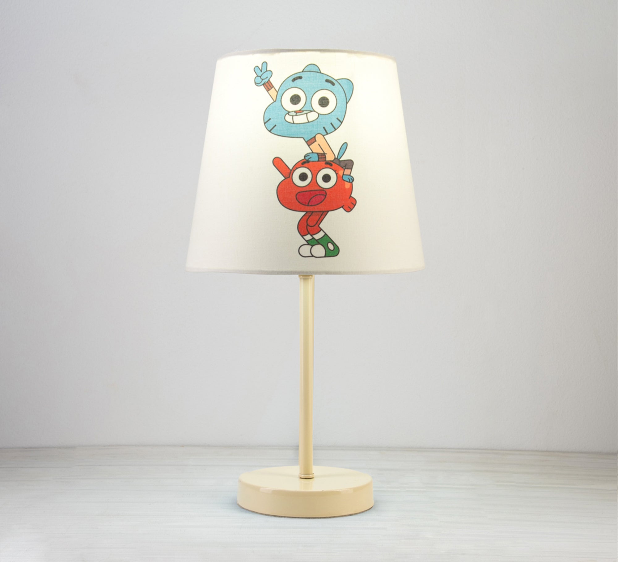 Gumball and Darwin Lamp: Cheerful cartoon design with a beige base - Vitrine Furniture - Lighting