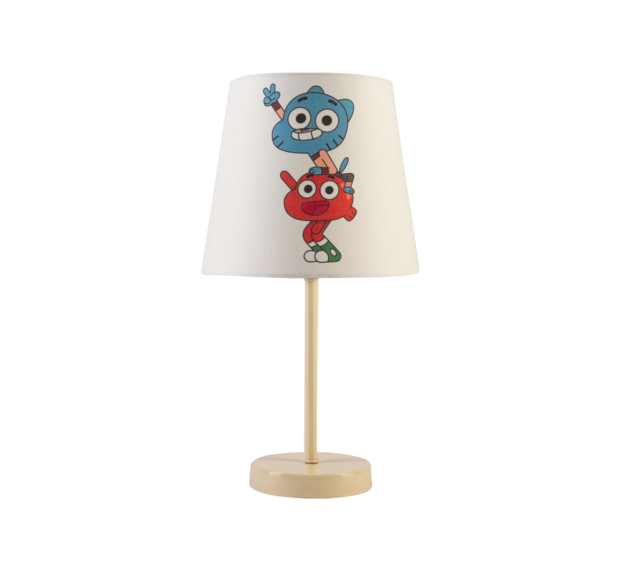 Gumball and Darwin Lamp: Cheerful cartoon design with a beige base - Vitrine Furniture - Lighting