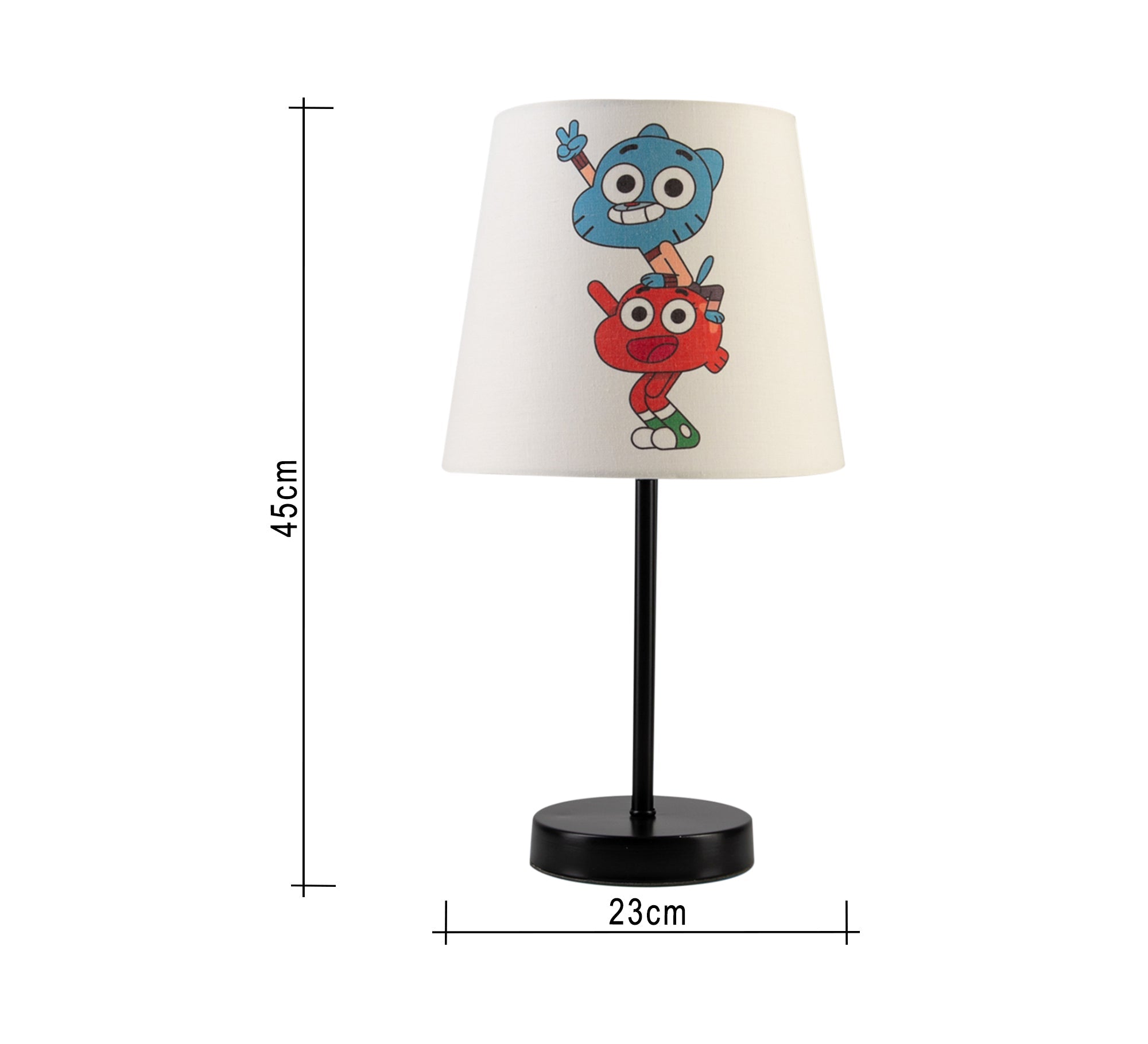 Gumball and Darwin Lamp: Cheerful cartoon design with a black base - Vitrine Furniture - Lighting