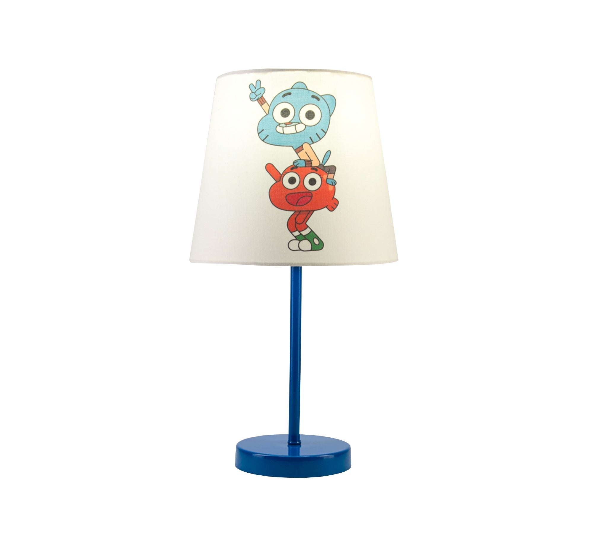 Gumball and Darwin Lamp: Cheerful cartoon design with a blue base - Vitrine Furniture - Lighting