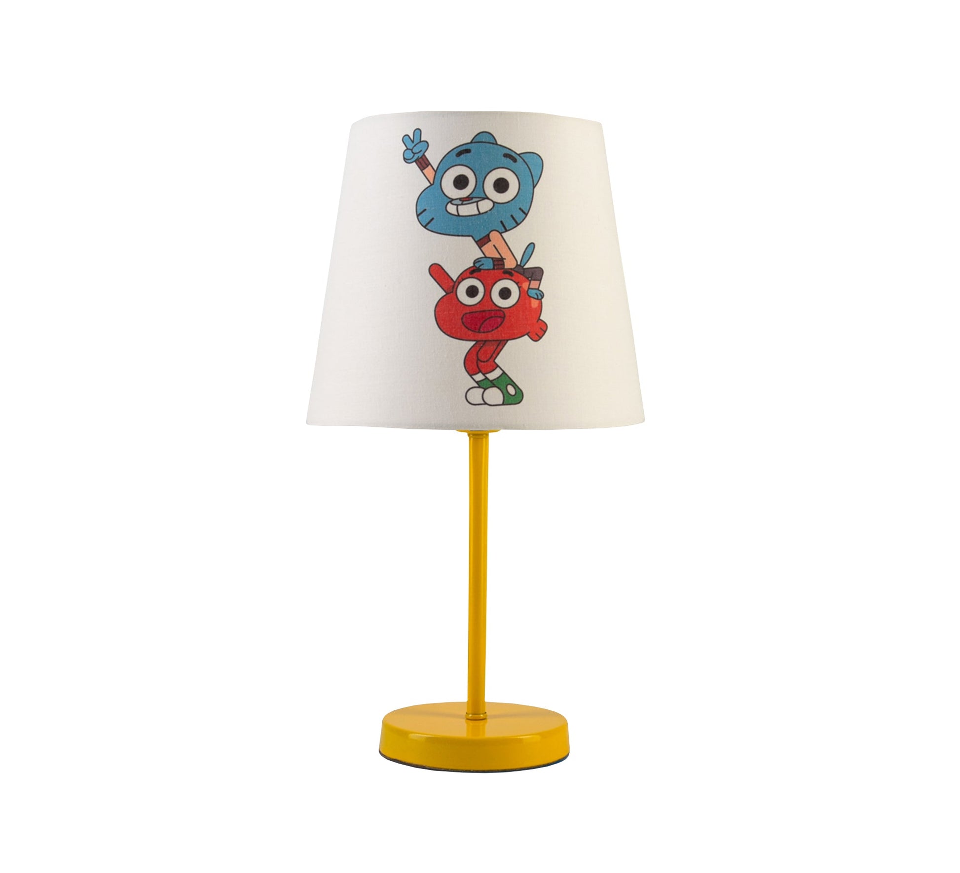 Gumball and Darwin Lamp: Cheerful cartoon design with a golden base - Vitrine Furniture - Lighting