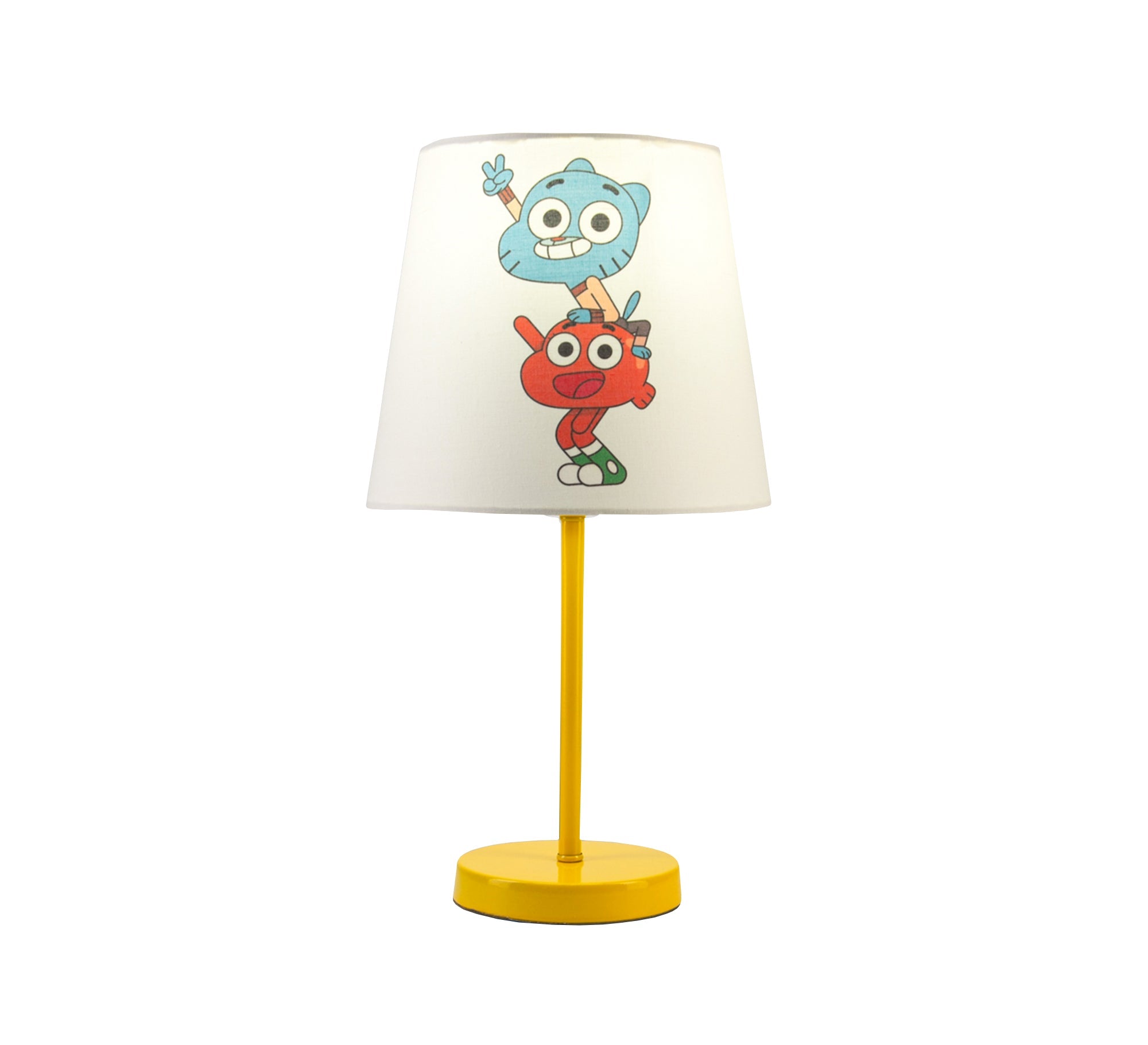 Gumball and Darwin Lamp: Cheerful cartoon design with a golden base - Vitrine Furniture - Lighting