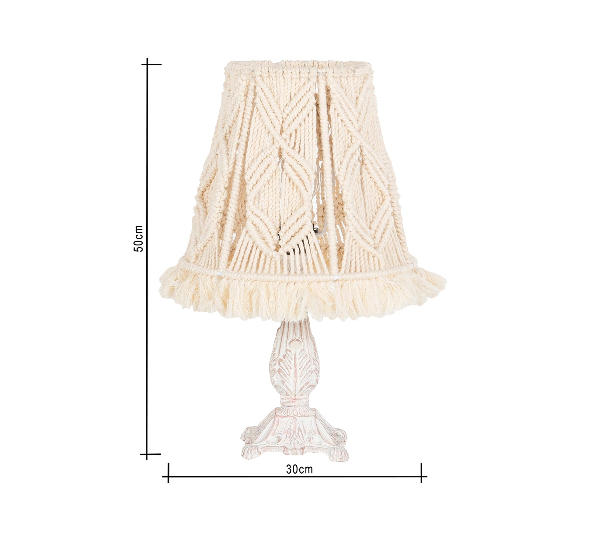 Handmade macrame lamp - Vitrine Furniture - Lighting