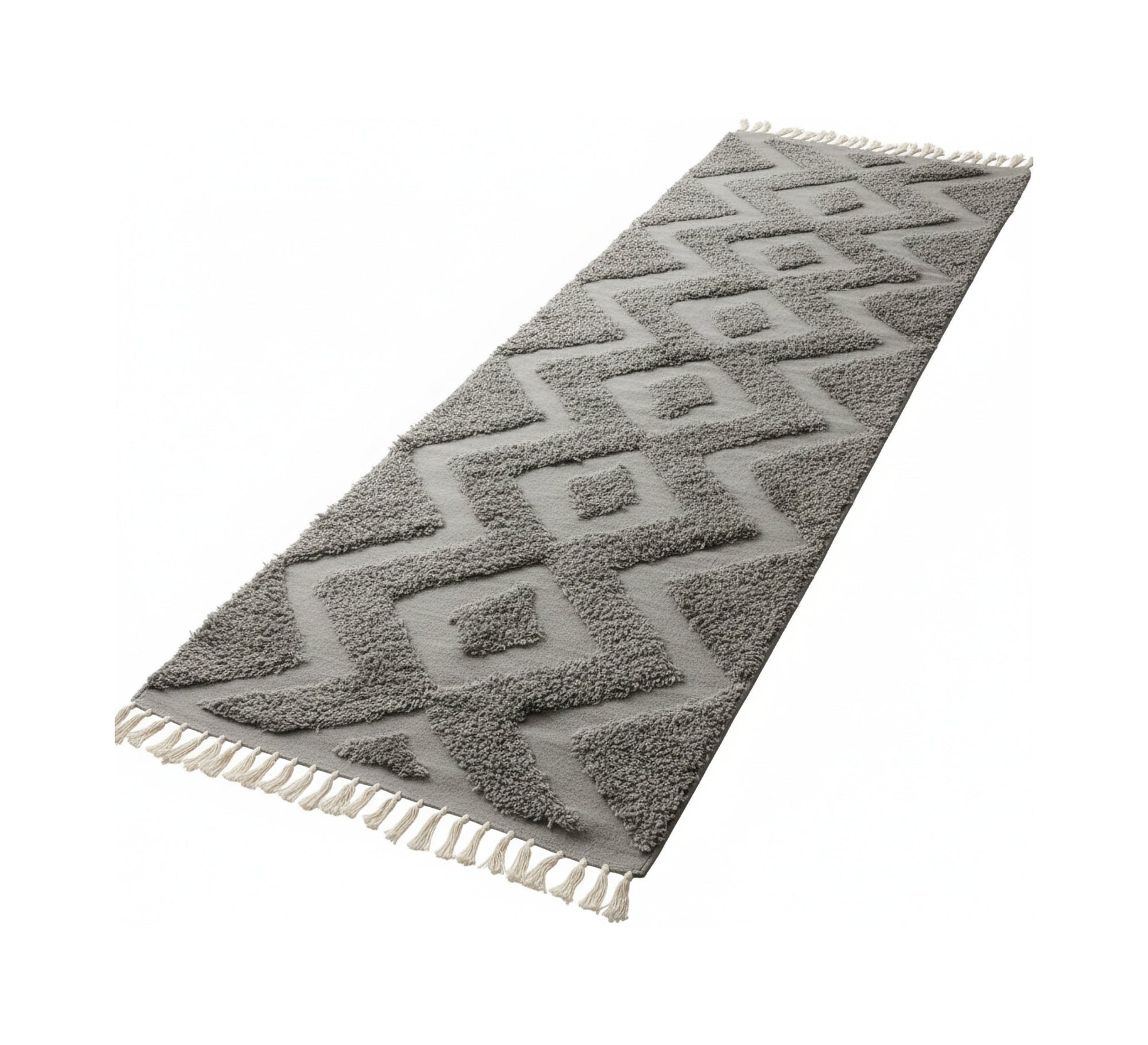 Handmade rug with raised zigzag pattern - Vitrine Furniture - Accessories