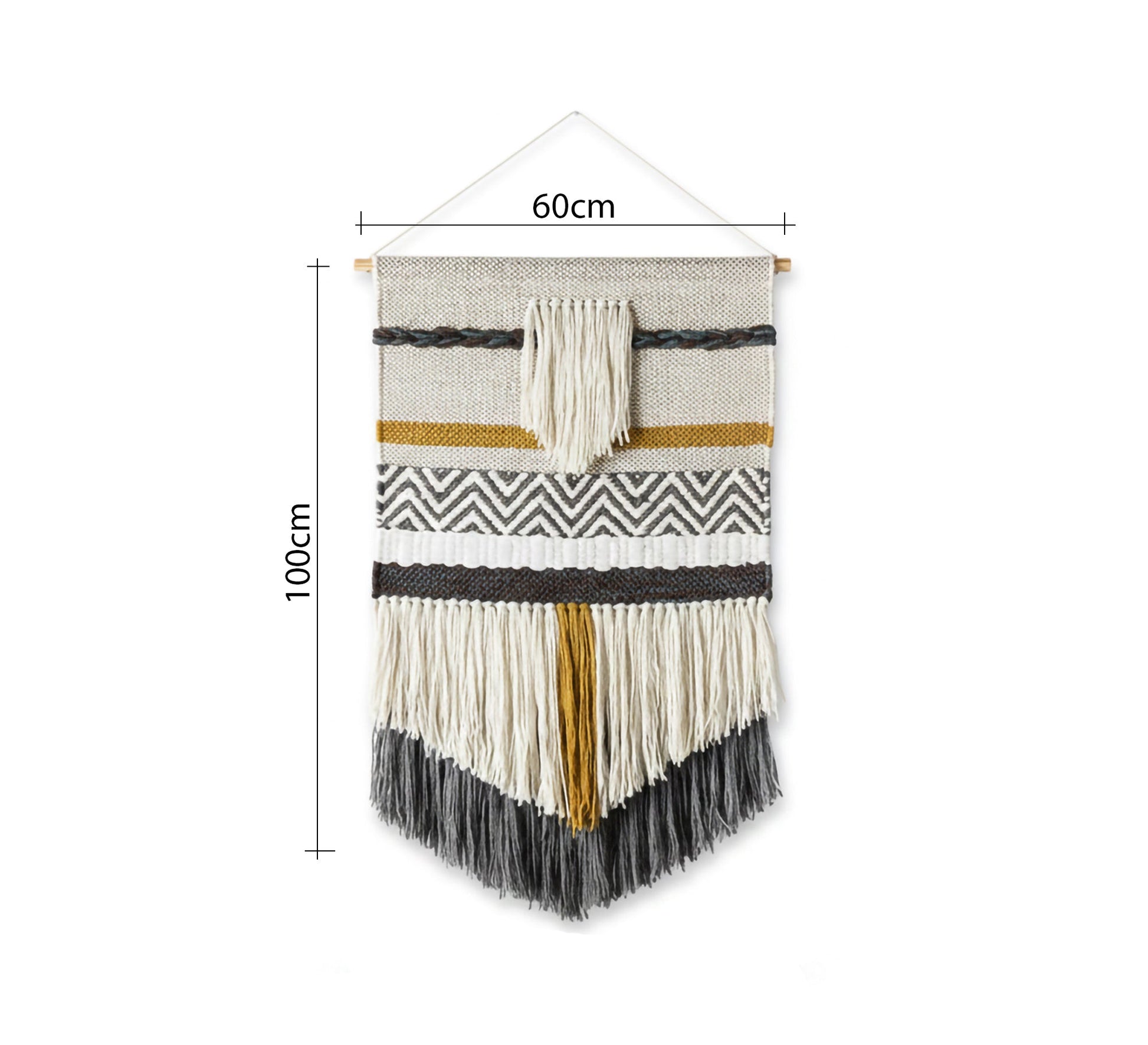 Handmade wool mural in a modern boho style - Vitrine Furniture - Accessories