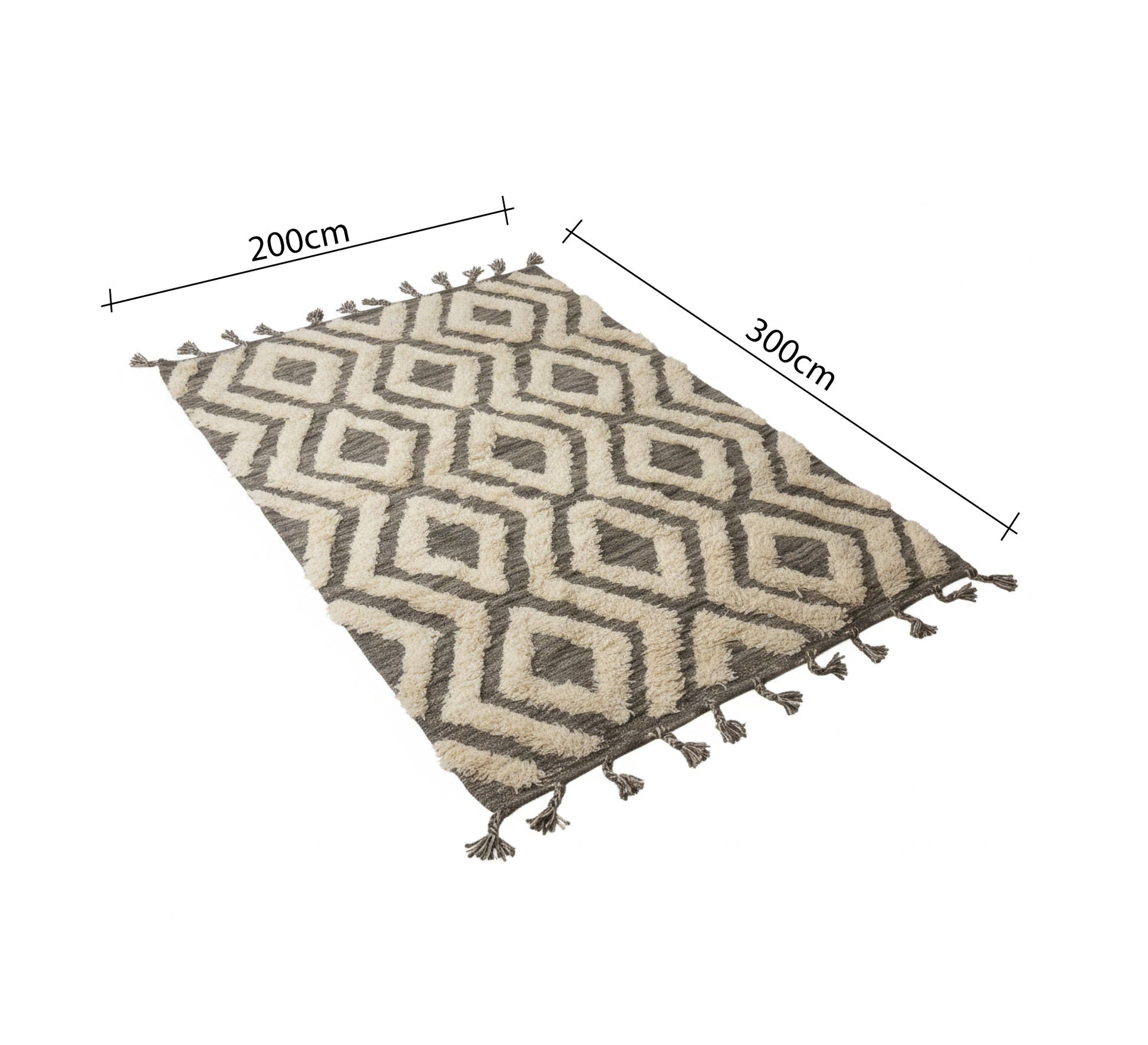 Handwoven rug with a textured finish - Vitrine Furniture - Accessories