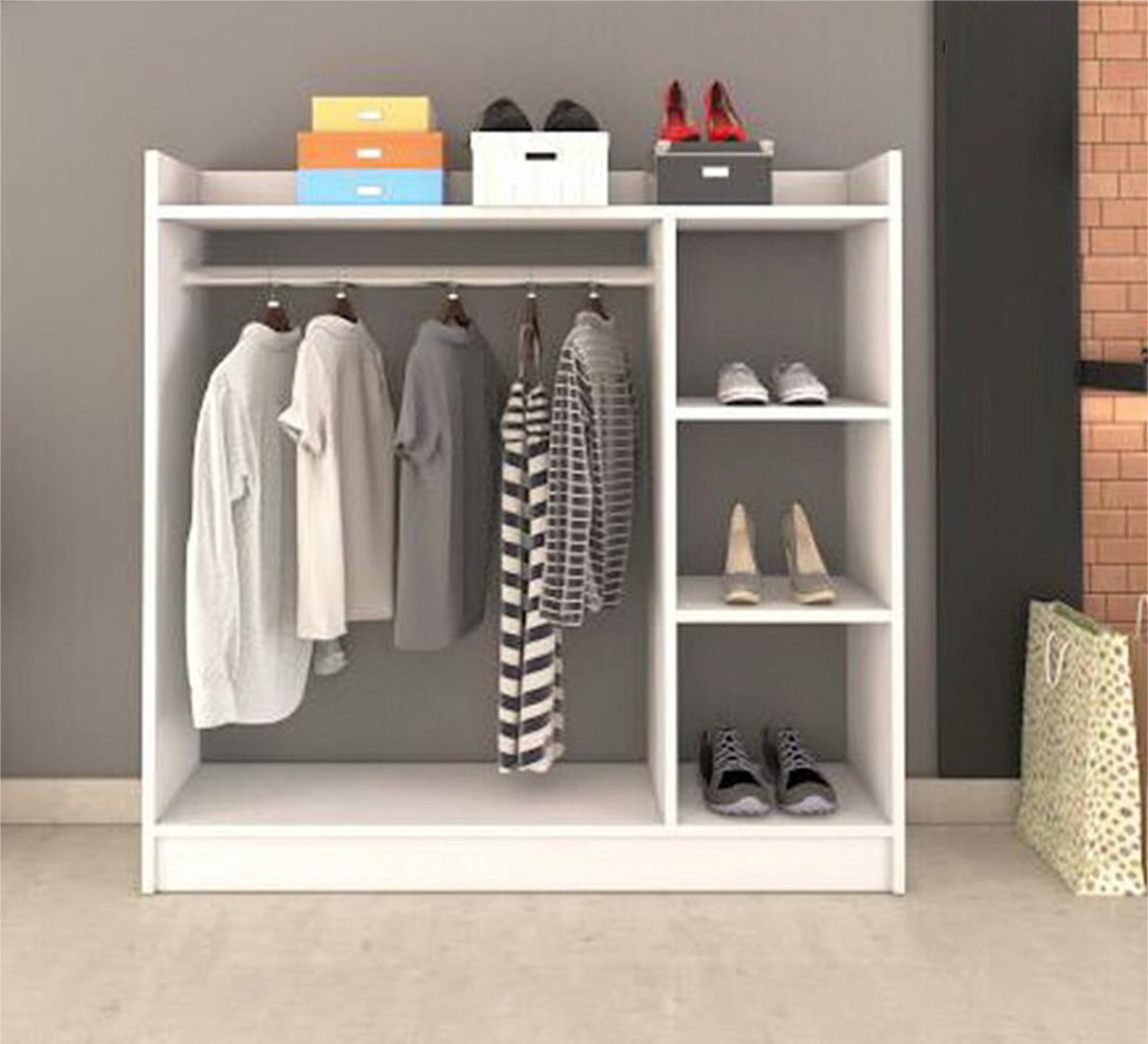 Hanger unit 124 cm, open - Vitrine Furniture - Furniture