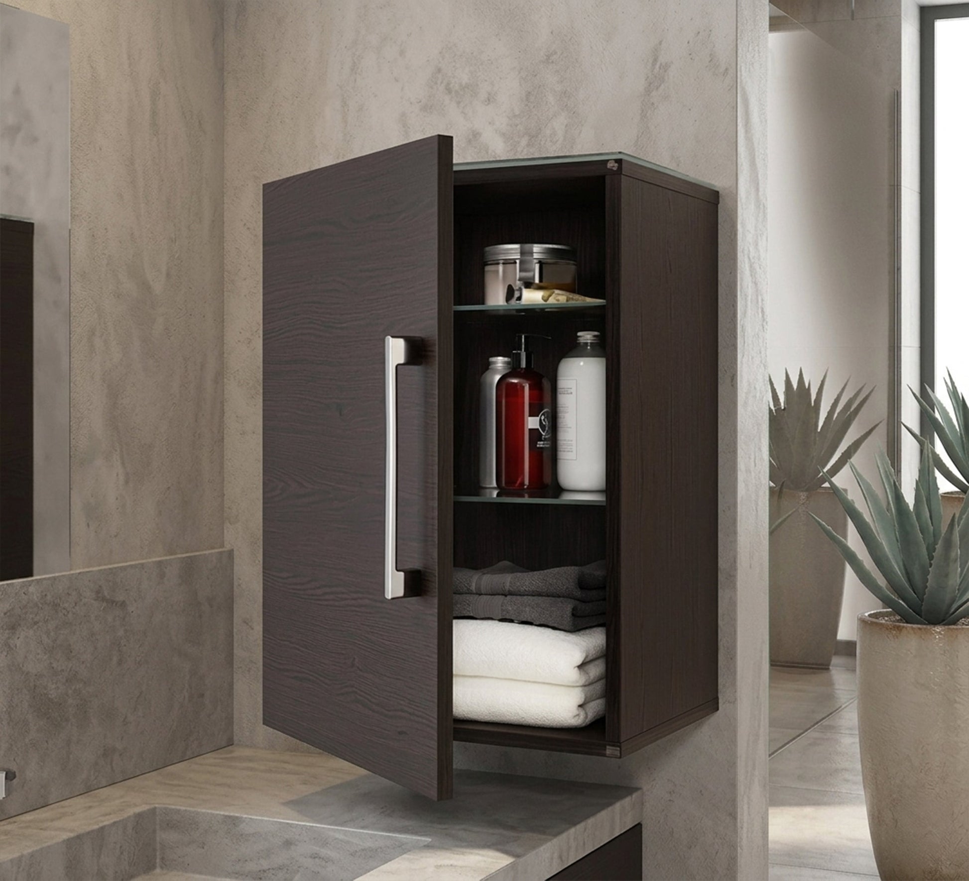 Hanging Bathroom Towel Rack - Vitrine Furniture - Towels holder