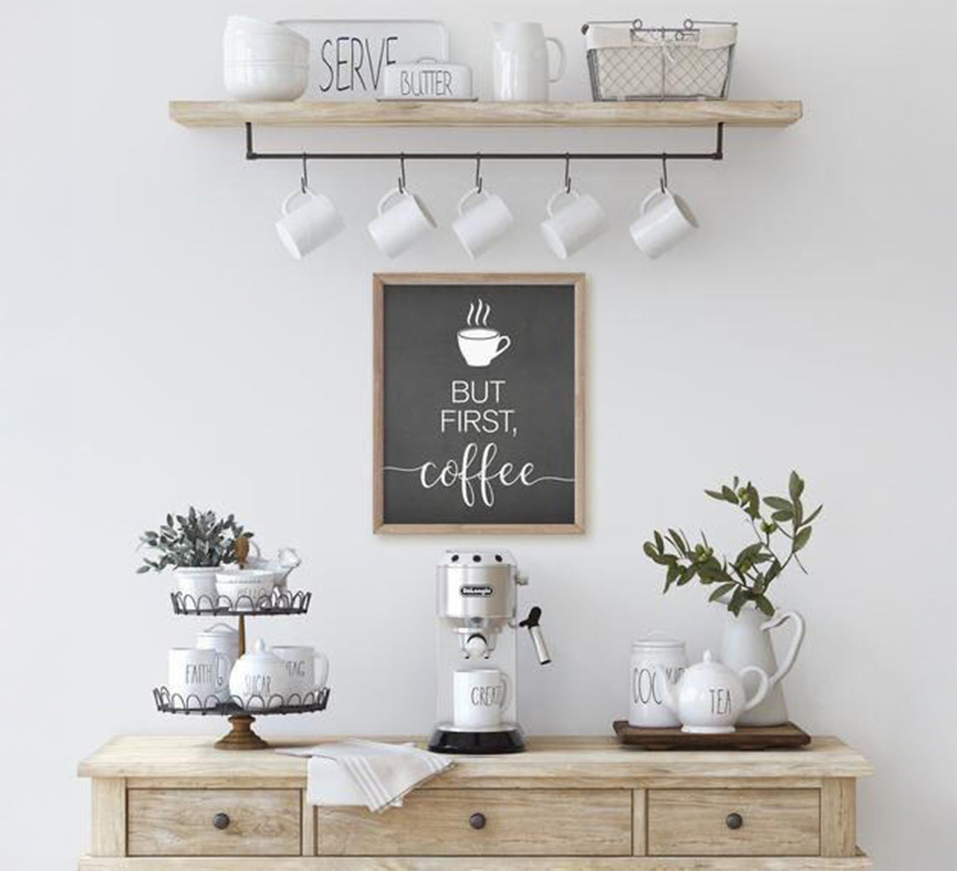 Hanging coffee corner unit - Vitrine Furniture - Furniture