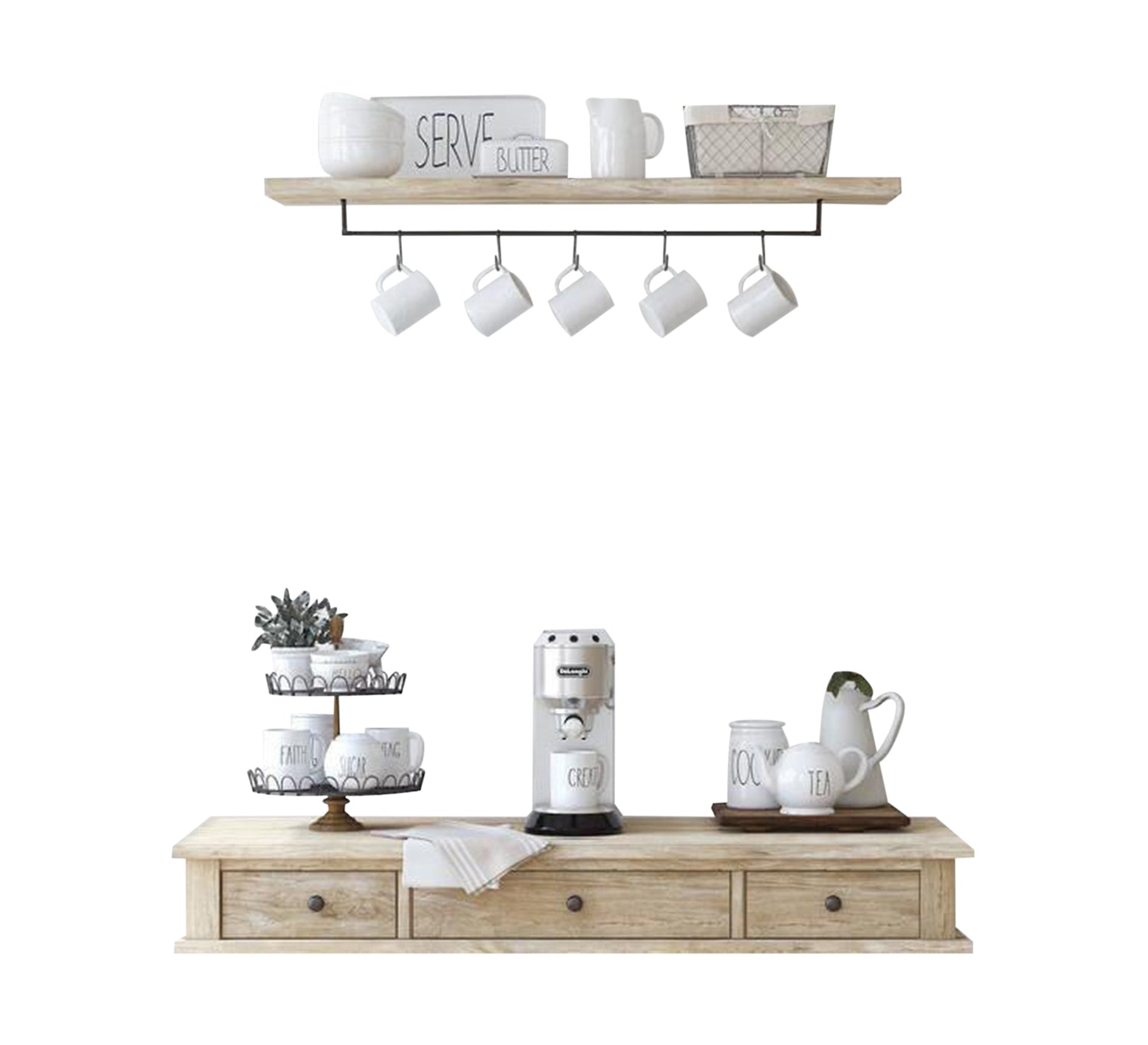 Hanging coffee corner unit - Vitrine Furniture - Furniture