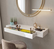 Hanging decorative shelf with drawer - Vitrine Furniture - Wall Shelves