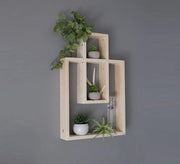 Hanging decorative unit with overlapping shelves - Vitrine Furniture - Décor