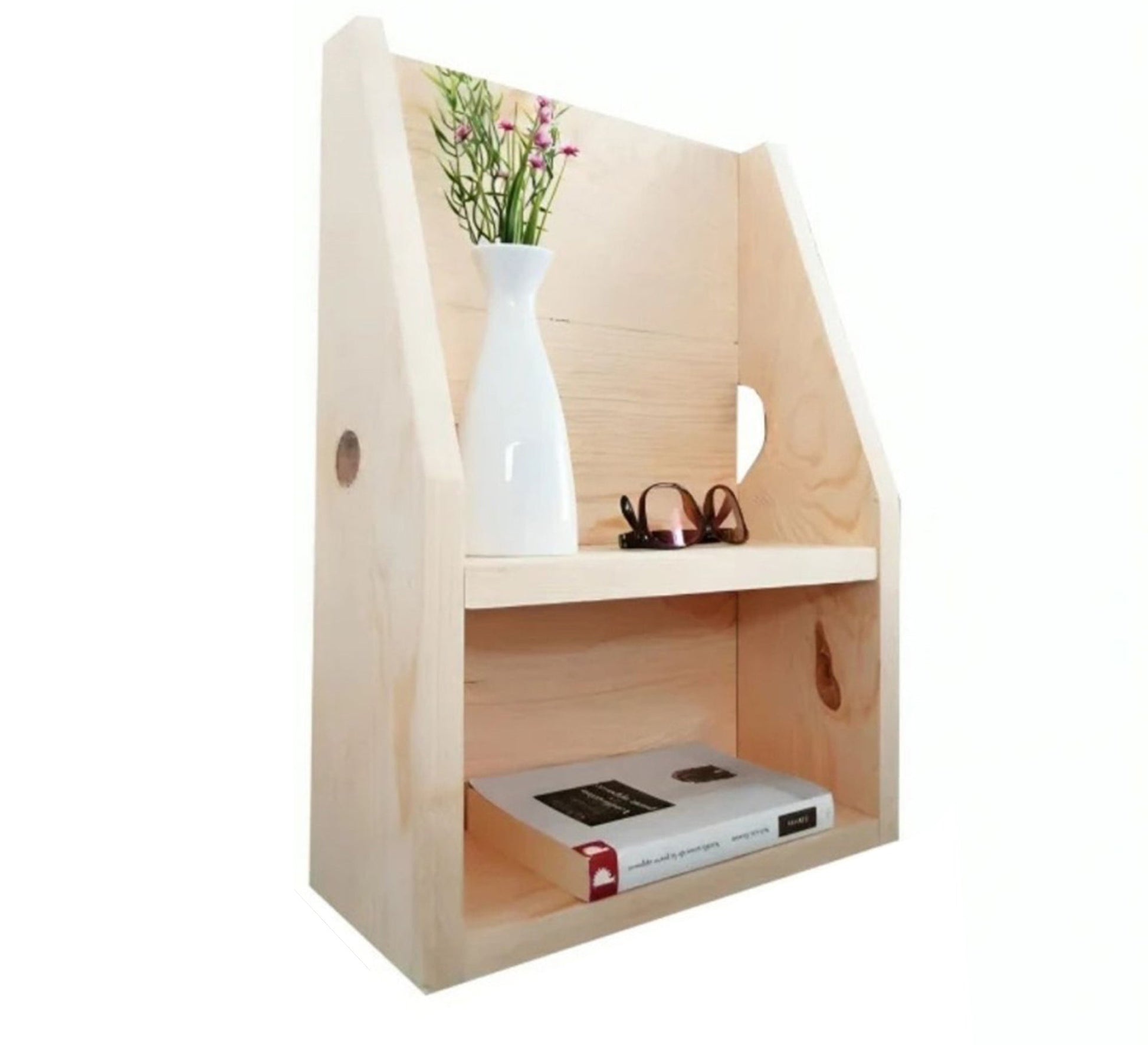 Hanging decorative unit with two shelves - Vitrine Furniture - Décor