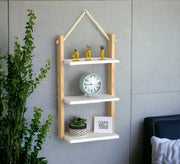 Hanging Shelves, Rustic Swing Rope Charm - Vitrine Furniture - Furniture