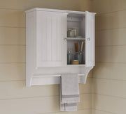 Hanging storage unit with towel rack - Vitrine Furniture - Furniture