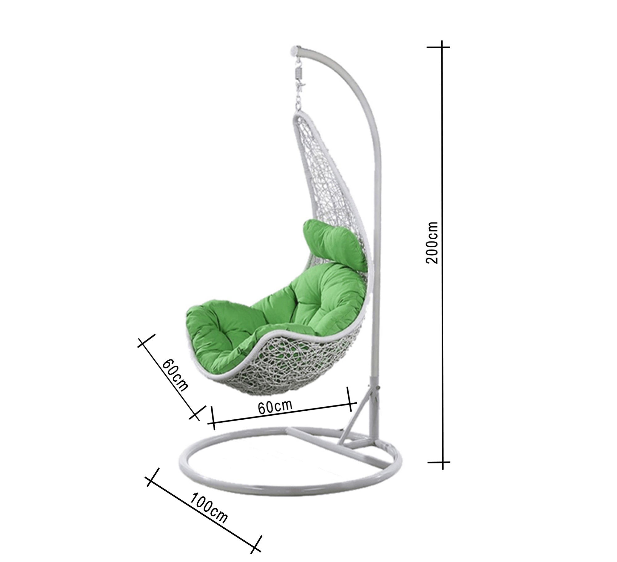 Hanging swing chair without sides - Vitrine Furniture - Outdoor Products