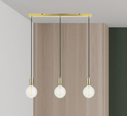 Hanging Track with Three Spherical Pendants - Vitrine Furniture - Lighting