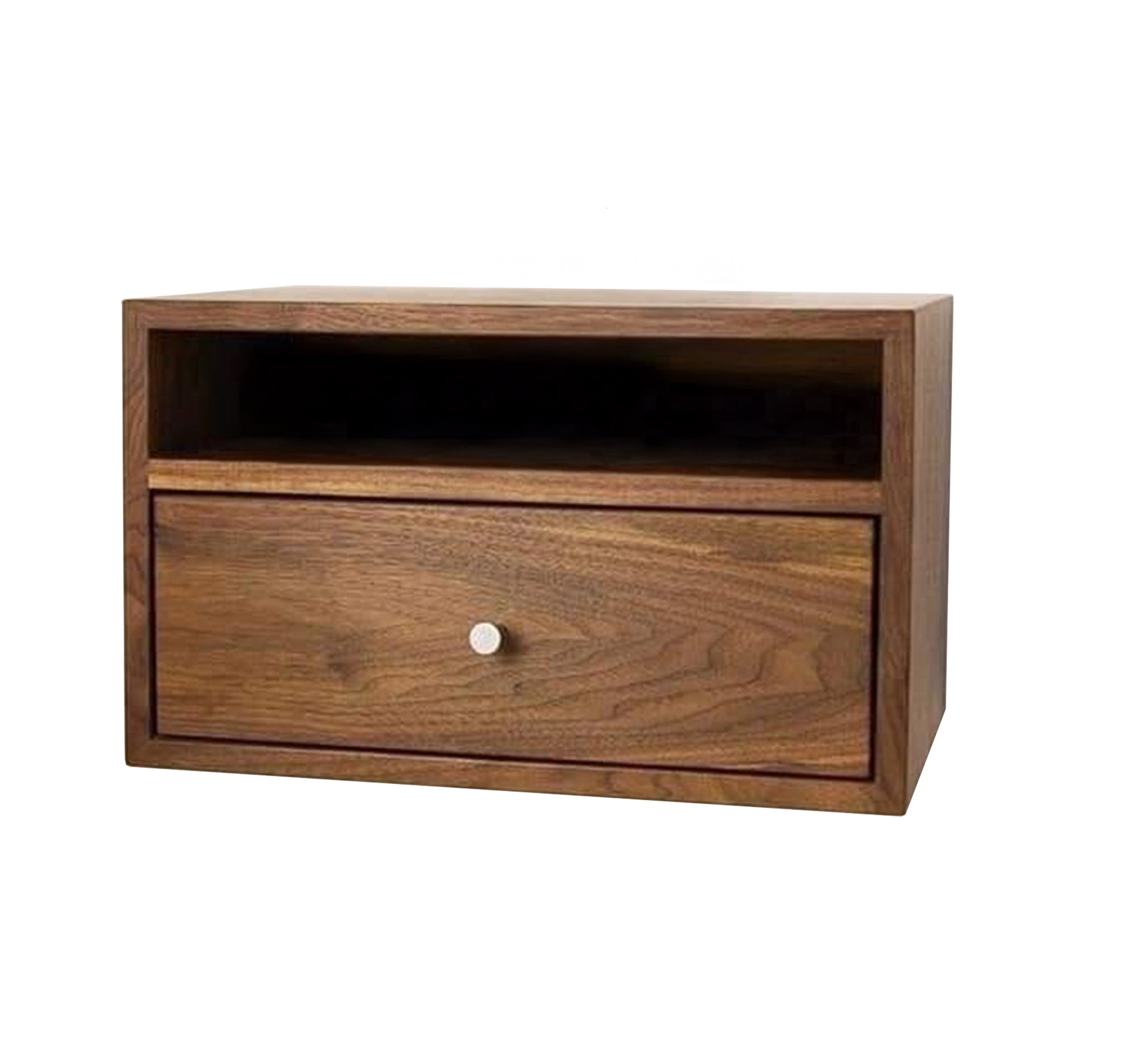 Hanging wooden table with stylish and space - saving storage - Vitrine Furniture - Furniture