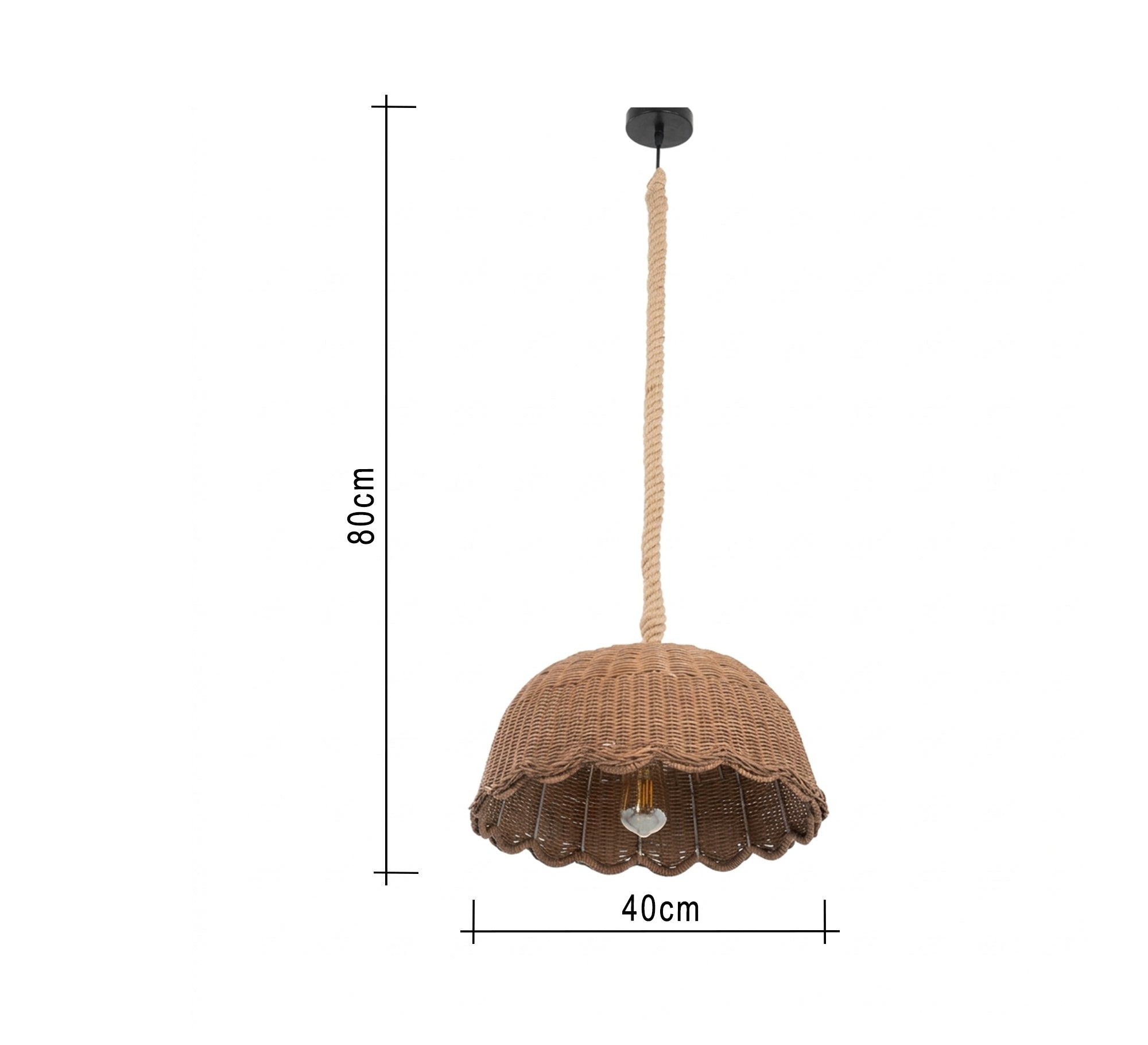 Hat - shaped chandelier with wavy edges - Vitrine Furniture - Ceiling lights