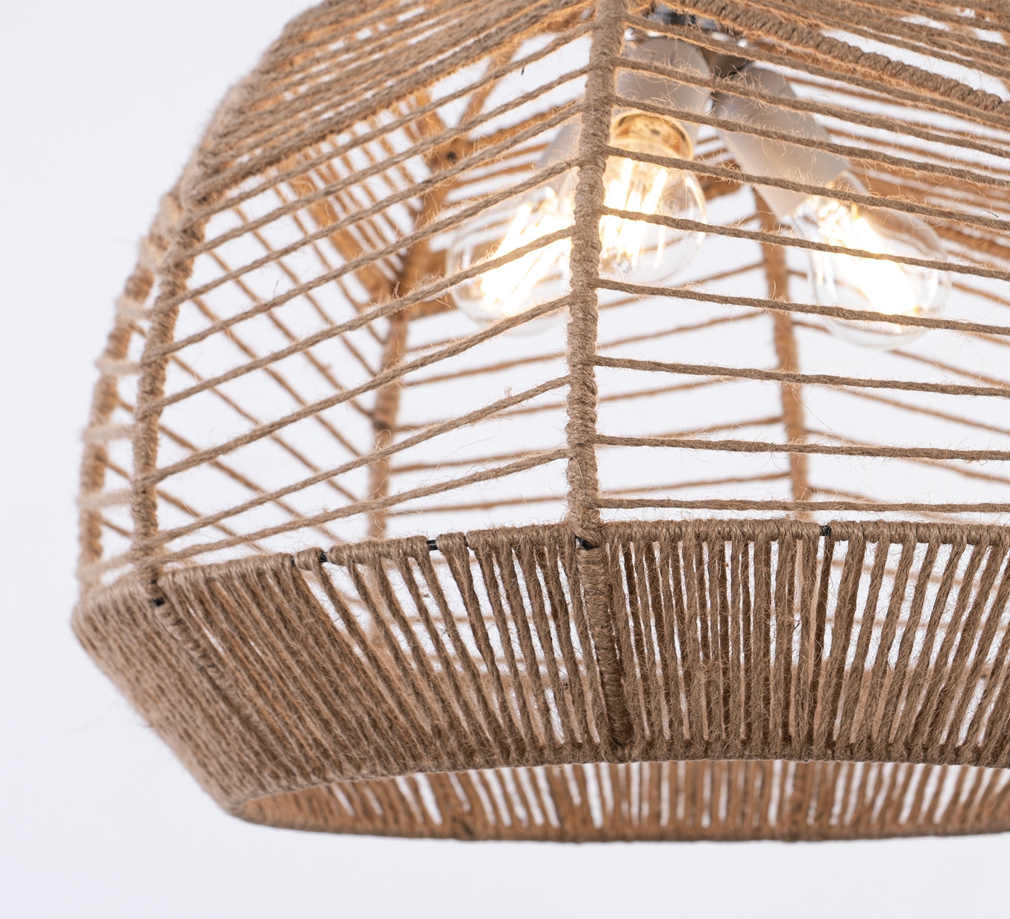 Hemispherical bamboo ceiling lamp - Vitrine Furniture - Lighting