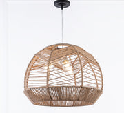 Hemispherical bamboo ceiling lamp - Vitrine Furniture - Lighting