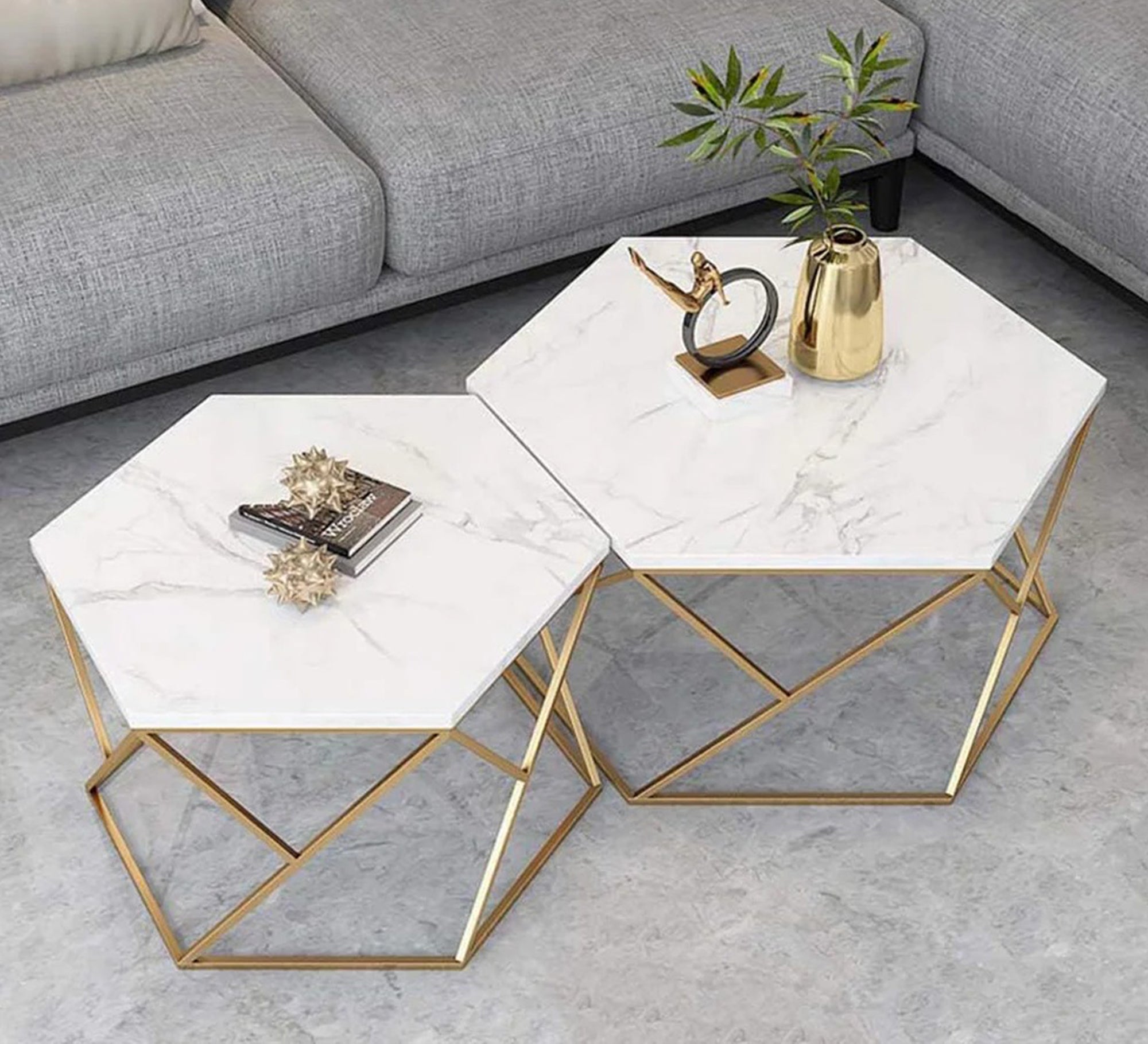 Hexagonal table set - Vitrine Furniture - Furniture