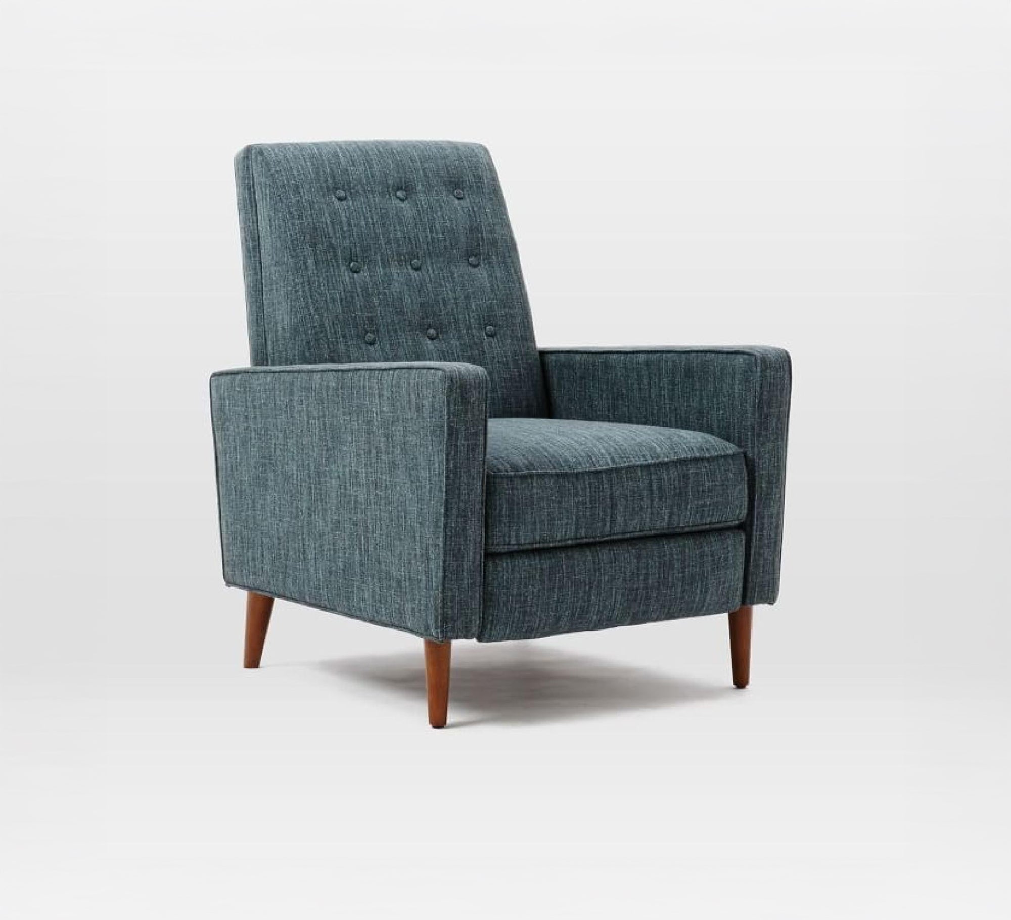 High back armchair with wooden leg - Vitrine Furniture - Furniture